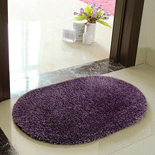 Absorbent Oval Carpet Bath Bathroom Shower Mat Rug Blanket 1PC