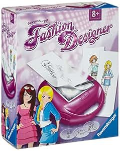 Fashion Designer Diamant Ravensburger - Jeu Créatif Pour Enfants 6 Ans, Crée Ta Collection De Mode Avec Table Lumineuse