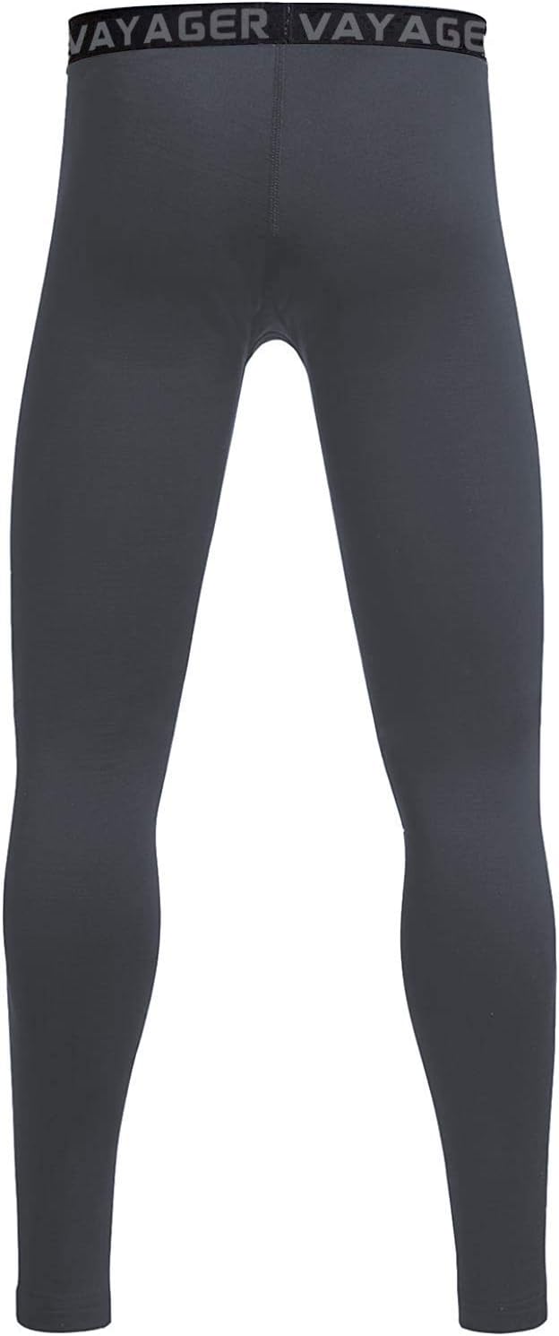 VAYAGER Youth Boys' Compression Leggings Thermal Base Layer Pants Athletic Runing Workout Tights for Baseball, Football, Yoga : Sports & Outdoors