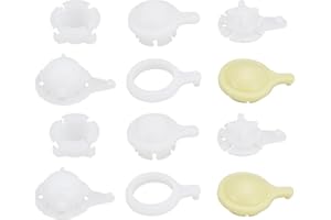 Be In Your Mind 2Sets Car Windshield Wiper Linkage Bush 215tt12 ln85 Windshield Wiper Motor Linkage Rod Arms Bush Kit, White 