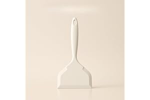 Wide Cooking Spatula – Heat-Resistant Turner for Pancakes, Pizza, Omelets, and General Kitchen Use (Beige)