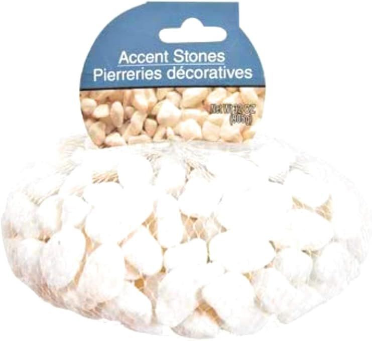 bags of white stones