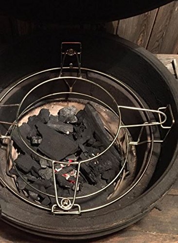 Aura Outdoor Products Pro-Zone Cooking System for Big Green Egg, Kamado Joe, and other Kamado Cookers