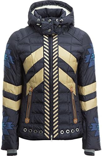 Bogner Sport Elia Down Jacket - Women's Navy/Beige, 12