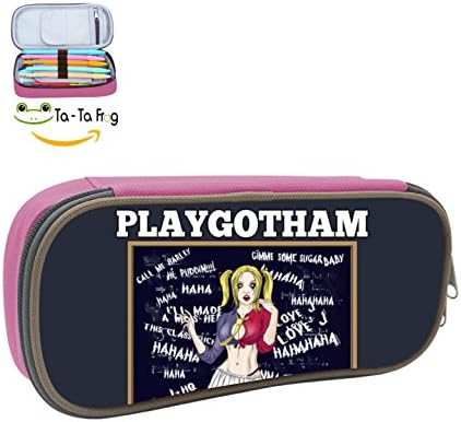Playgotham - Autumn pencil case student Unisex Large Capacity skillful manufacture Pink