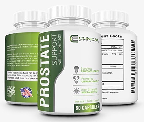 Prostate Supplement For Prostate Health With Saw Palmetto By Clinical Effects