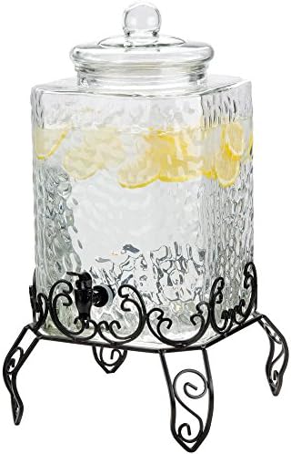 Beverage Dispenser, 5 gal, Stainless Steel