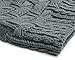 Lanzom® Women Lady Fashion Winter Warm Knitted Hat and Scarf Set Skullcaps (Gray)