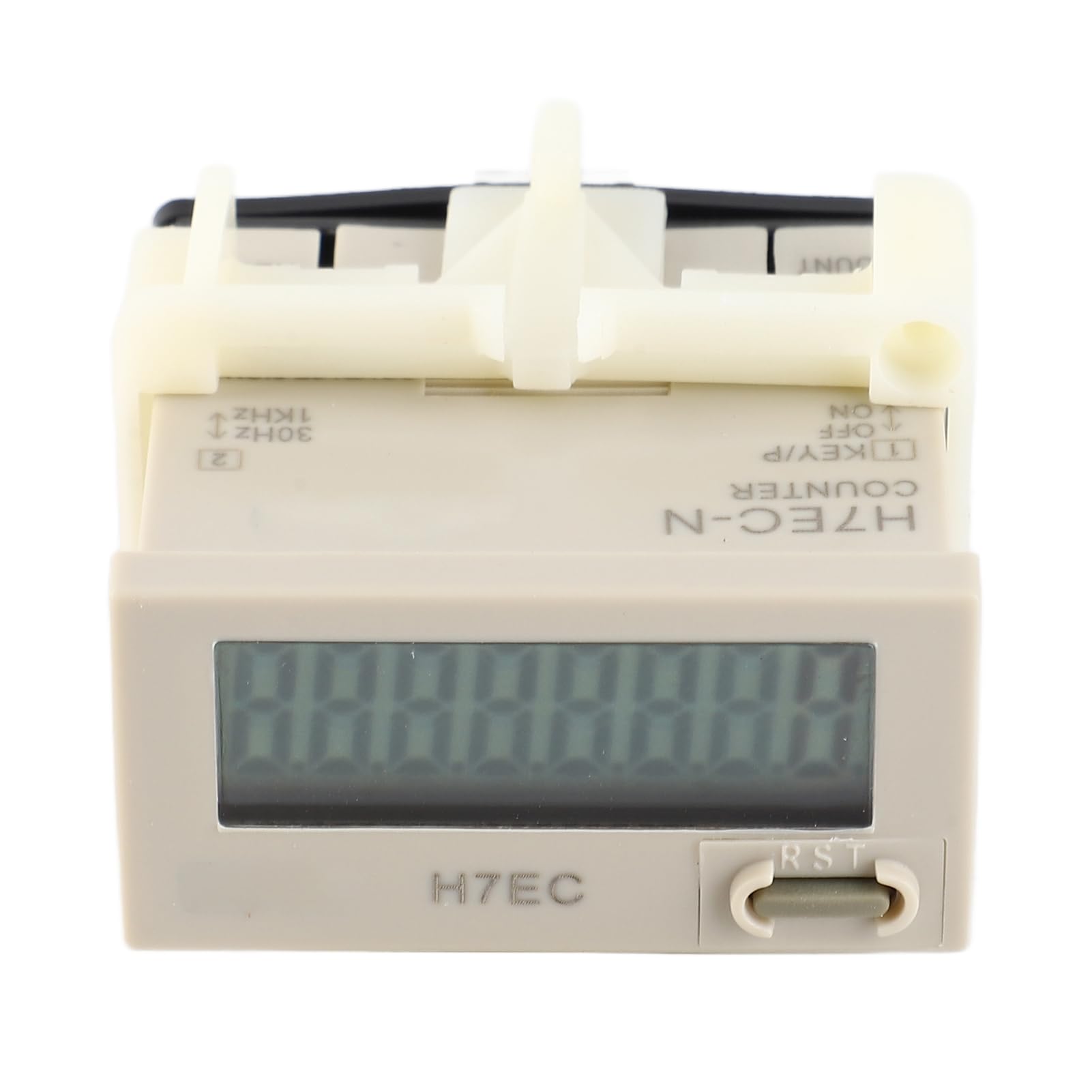 Garosa H7EC-N without Input Voltage LED Digital Counter Meter Digital Electrical Counter 8 Digit LCD Display 0-99999999 Counting Range Digital Totalizer with Holder