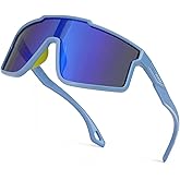 Aofalbe Kids Baseball Sunglasses, Youth Polarized Sports Sunglasses for Boys Girls, Cycling Softball Goggles UV400 Blocking