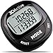 3DActive 3D Pedometer PDA-100| Best Pedometer for Walking with 30-Days Memory. Accurate Step Counter, Calorie Counter, Distance Miles/Km & Daily Target Monitor. Fitness Tracker for Men & Women (Black)