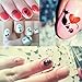 KADS Cute Cartoon Cat Series Nail Art Decoration Sticker Decal DIY Water Transfer- 1 Pack 11 design