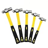 5 Pc Mechanic's Ball Pein Peen Hammer Handles New
