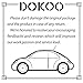 DOICOO BP4K43701A BP4-K43-701A ‎5S10939 SU12392 695-261 ABS Sensor Wheel Speed Sensor Fit for Mazda 3 5 Volvo C30 C70 S40 V50 Focus Focus 2004 2005 2006 2007 2008 2009 2010 2011 2012 2013