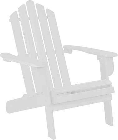 Amazon De Outliv Adirondack Stuhl Amerikanischer Gartenstuhl Weiss Gartensessel Klappbar Holz Akazie Fsc Liegesessel Klappsessel