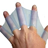 Polytree Silicone Swim Gear Fins Hand Webbed Flippers Training Glove