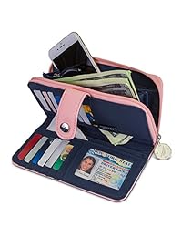 Náutica Be Shore cartera para mujer con cierre RFID alrededor del bolso