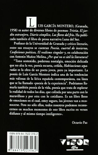 Habitaciones separadas (ColeccioÌn Visor de poesiÌa) (Spanish Edition)