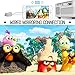 QKK Upgraded 3600Lumens WiFi Projector, Full HD 1080P Supported Mini Projector Tripod Included, Synchronize Smartphone Screen by WiFi/USB Cable, HDMI/AV/USB/TF/Sound Bar/TV Stick Supportedthumb 2