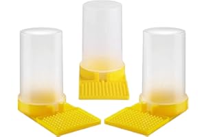 AukBeeFun 3 Pack Bee Feeder for Beekeeping - Bee Feeders for Hives Beehive Feeder Bee Watering Station Honeybee Feeders