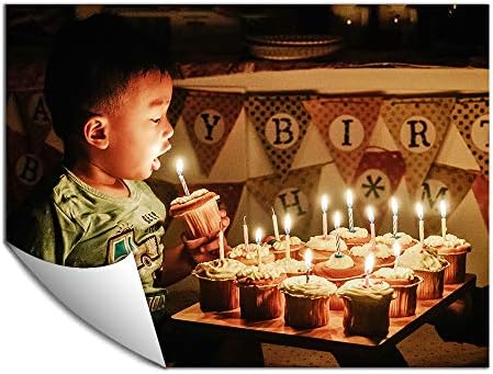 SIGNFORD Custom Wall Paper Small Wall Mural Personalized Wall Art with Party Photos Removable Wall Decoration for Bedroom Living Room - 36x48 inches