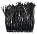BLACK COQUE Rooster Tail Feathers: 4-7