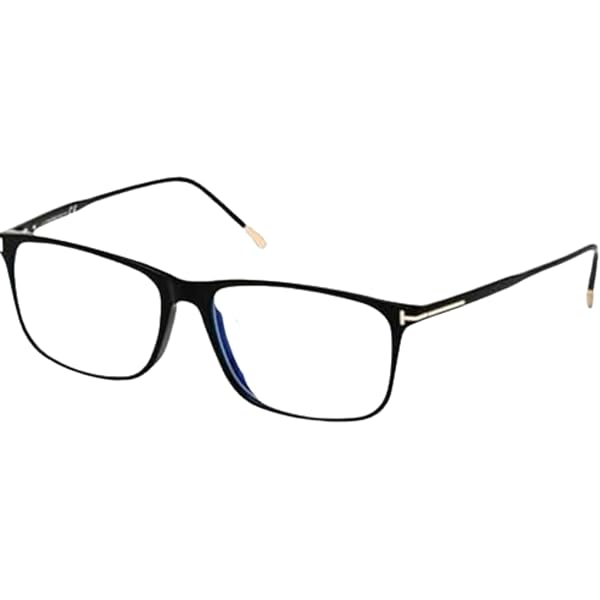 Amazon.com: Eyeglasses Tom Ford FT 5818 -B 001 Shiny Black,