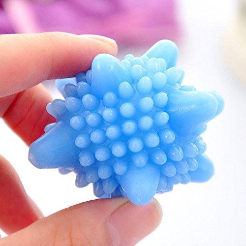 Buwico® Colorful Reusable Wash Ball, Laundry Washing Ball, Plastic Remover Balls, Dryer Balls, Solid Remover Balls for Washing Machine (6)