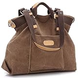 Z-joyee Women Shoulder bags Casual Vintage Hobo Canvas Handbags Top Handle Tote Crossbody Shopping Bags