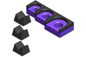 3D Tool Trays MagAttach Ratchet Organizer Kit (3 Piece Set, Purple/Black)