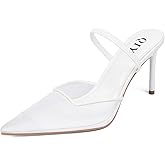 QIY Mesh Heels for Women Pumps Closed Pointed Toe High Heels Stiletto Heeled Mules Sandals Dress Shoes