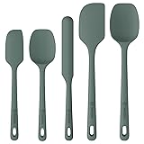 ChefAide 5 Pieces Silicone Spatula Set, Food Grade