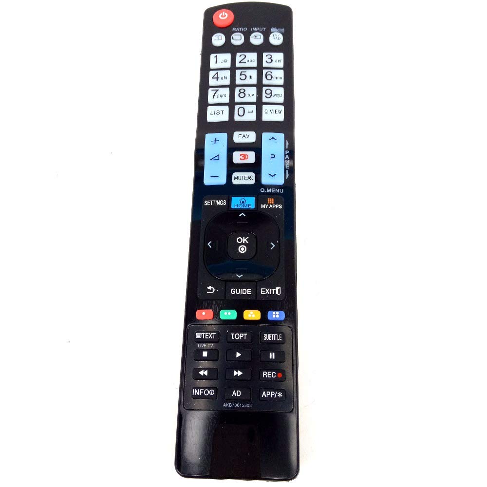 VINABTY Replacement Remote Control AKB73615303 Compatible with LG 42PM470T 50PM470T 50PM670T 50PM680T 42LA6230 32LM620T 42LM620S 42LM620T 42LM660T