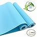 Humibird EVA Cabinet Drawer Liner Bright-Colored Shelf Liner Non-Adhesive Refrigerator Pad Cupboard Non-Slip Mat (2 Rolls in Blue)