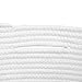 Solaya Large Rope Basket Storage 17x15 - Hand Woven Decorative Large Natural Cotton Basket with Handles - Round Laundry Hamper, Clothes, Diapers, Toys, Towels, Blankets & Kids Nursery