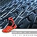 Azarxis Low Trail Gaiters Protective Shoe Covers Wrapid Gators for Men & Women & Youth Running Hiking Climbing (Red & Black)