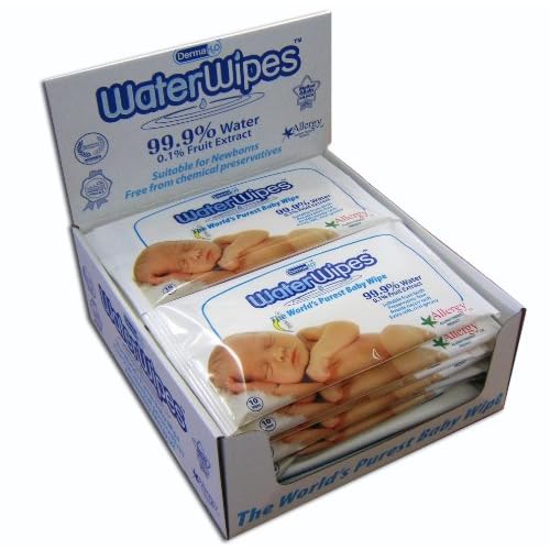 WaterWipes Travel Pack Value Box, 10 Count, (Pack of 24) image
