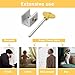 Adjustable Sliding Window Locks Stops Security Door Lock Stopper with Key 4 Set