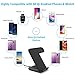 Wireless Charger - SOOSPY Qi Compatible 2 in 1 Fast Wireless Charging Stand Compatible iPhone 8/8Plus/iPhone X,Apple Watch Series 1/2/3,Samsung S9/S9 Plus/Note 8/ S8/S8 Plus