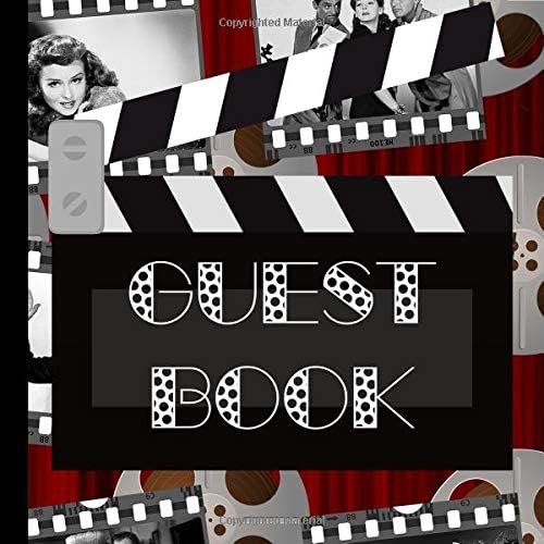 Guest Book: Hollywood Party Guest Book Includes Gift Tracker and Memory Picture Section to Create a Lasting Keepsake to Remember Forever