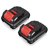 FLAGPOWER 12V MAX 2000mAh Li-ion Battery Power for DeWalt DCB120 DCB121 DCB123 DCB127 DCB127-2 DCD710 2.0AH(2 PACKS)