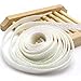 GOOTRADES Metallic Glitter Flat Shoelaces for Canvas Sneaker Athletic 45 inch (2 pairs) (White)