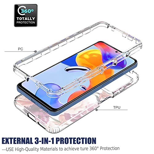 Bohefo Case for Redmi Note 11 Pro 4G/Note 11E Pro Case with