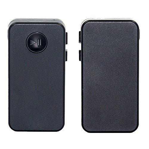 Bluetooth Receiver for Car, MeiLiio Portable Mini Music Transmitter Adapter Rechargeable Audio Receiver Car Kit, 3.5mm Bluetooth 3.0 Receiver Stereo Audio A2DP for TV DVD MP3 MP4 iPhone Samsung PC
