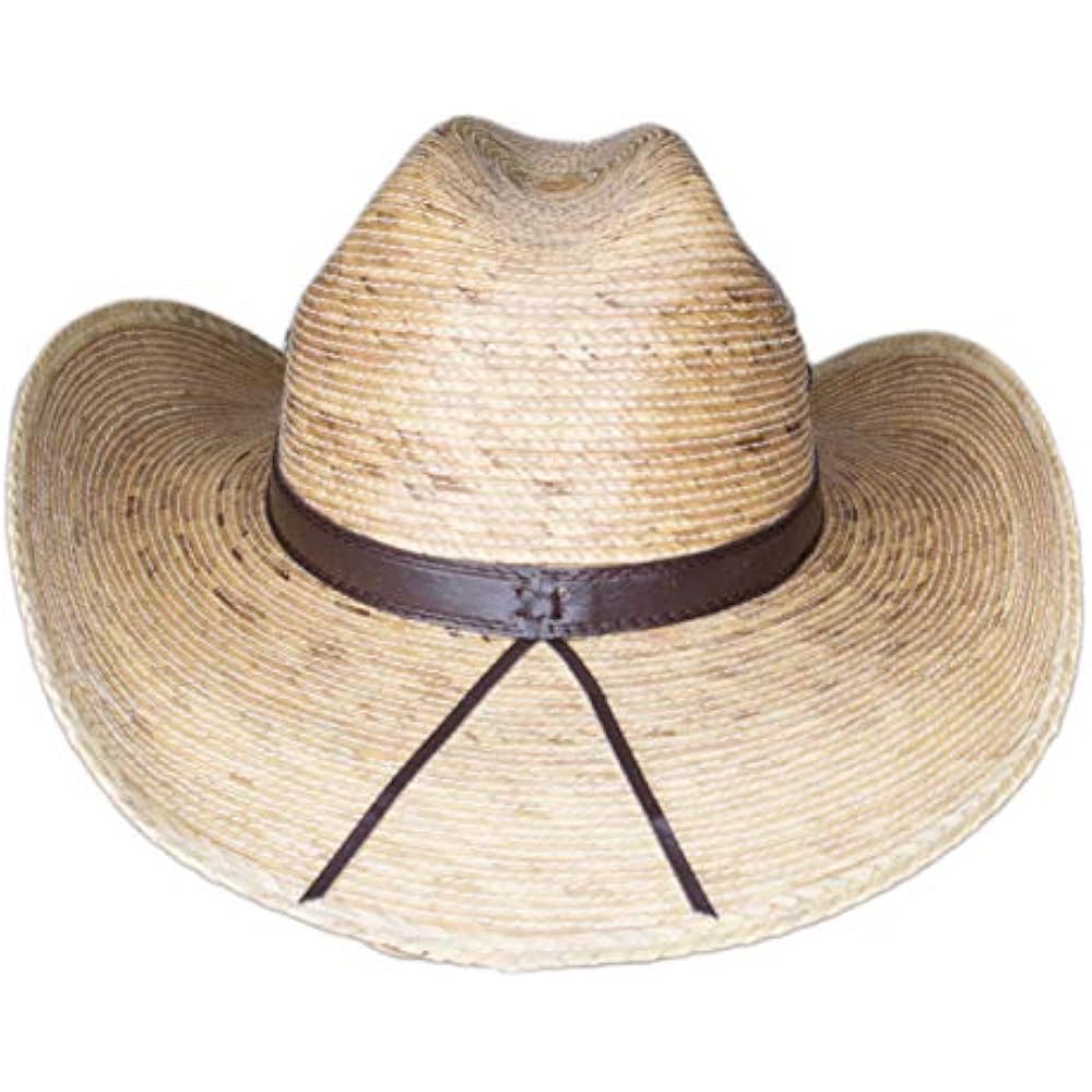 Large Mexican Palm Leaf Cowboy Hat, Sombreros Vaqueros De Palma Hombre