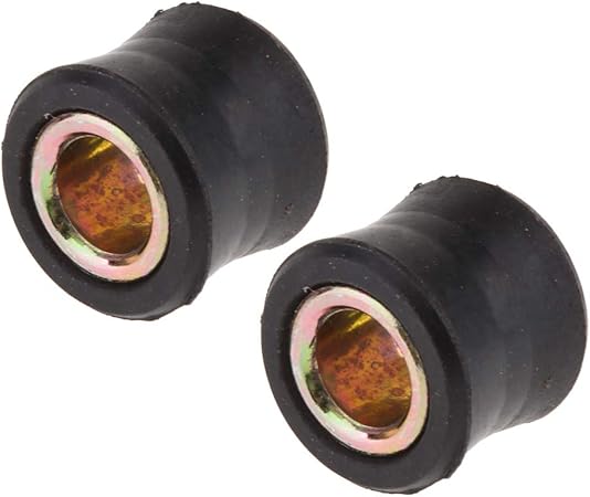 Amazon Toygogo 2ピース 個オートバイサスペンション 10mm ショックアブソーバーリアブッシュマウンティング スポーツショックアブソーバー 車 バイク