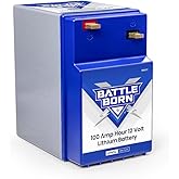 100Ah 12V GC2 Lithium-Ion (LiFePO4) RV, Marine, Solar, & Off Grid Battery - Internal BMS, High & Low Temperature Protection -