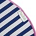 Woombie Original Nursery Swaddling Blanket - for Babies up to 6 Months (Navy Stripe, 14-19 lbs)