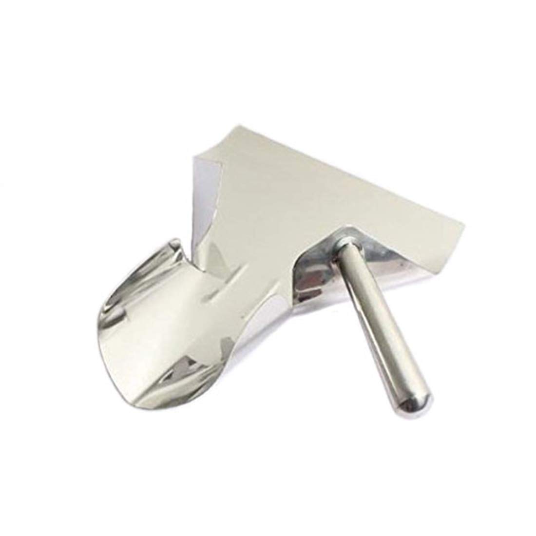 French Fries Shovel,Stainless Steel Ice Scoop Fry Bagger Scooper Chip with Handle, for Packing, Popcorn, Flowers, Rice, Fruit, Vegetables
