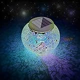 Color Changing Solar Powered Glass Ball Garden